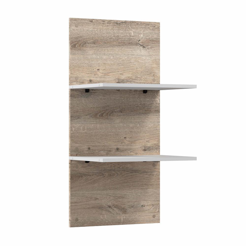 Cielo 20W Floating Shelves for Cielo Storage in Rustic Brown and White. Picture 1