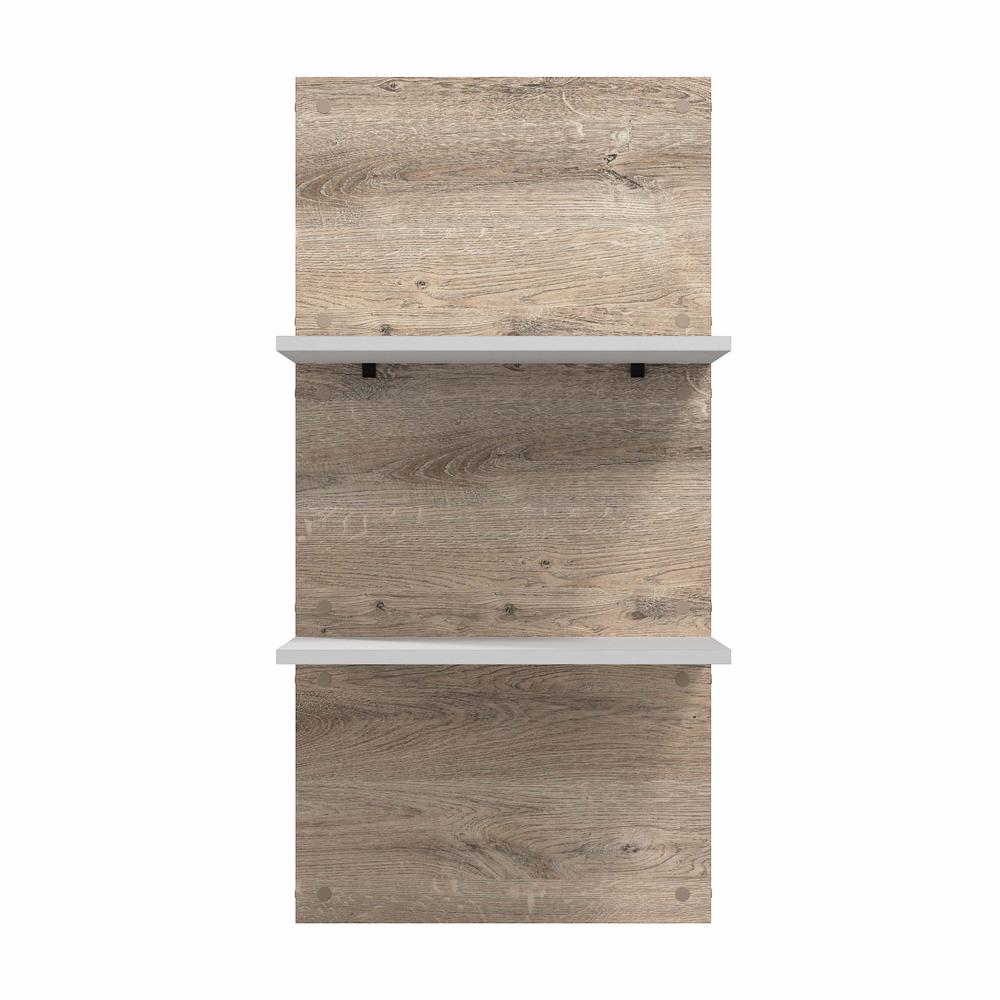 Cielo 20W Floating Shelves for Cielo Storage in Rustic Brown and White. Picture 4