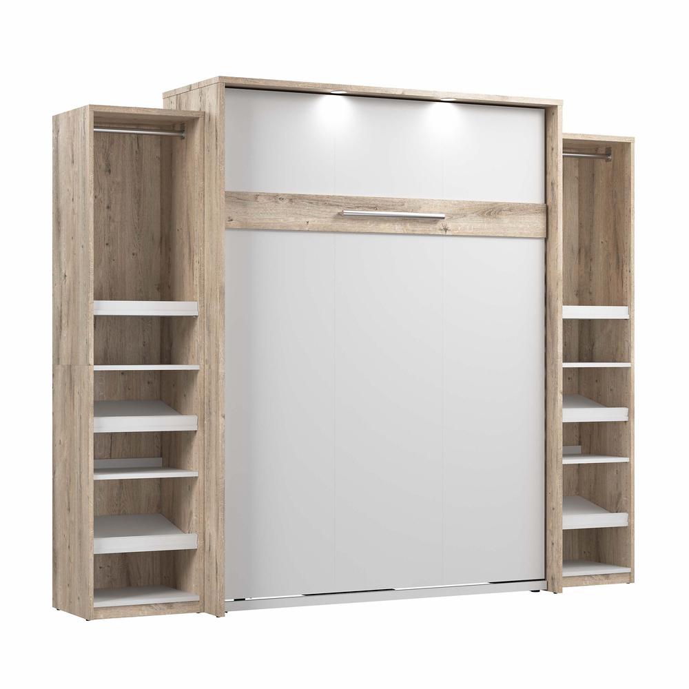 Cielo Queen Murphy Bed with 2 Narrow Closet Organizers (105W). Picture 1