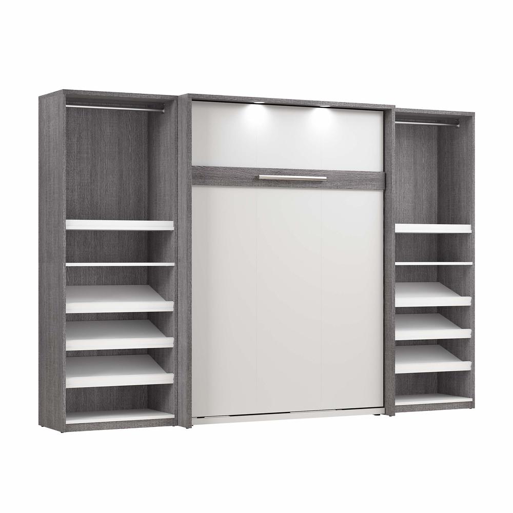 Cielo Full Murphy Bed with 2 Closet Organizers (119W). Picture 1