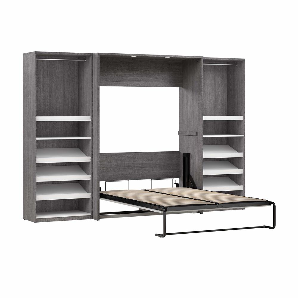 Cielo Full Murphy Bed with 2 Closet Organizers (119W). Picture 4