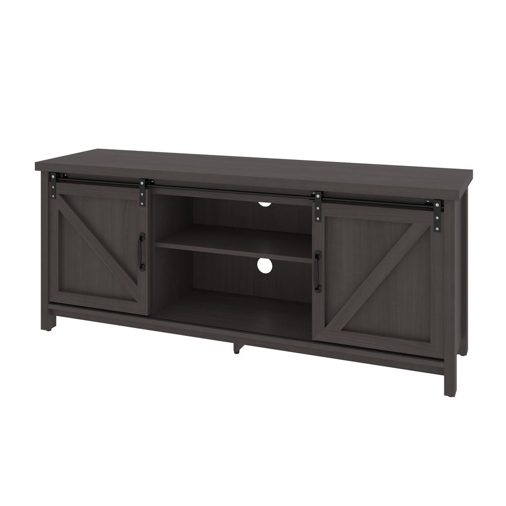 Bestar Isida 58W TV Stand in storm gray. Picture 1