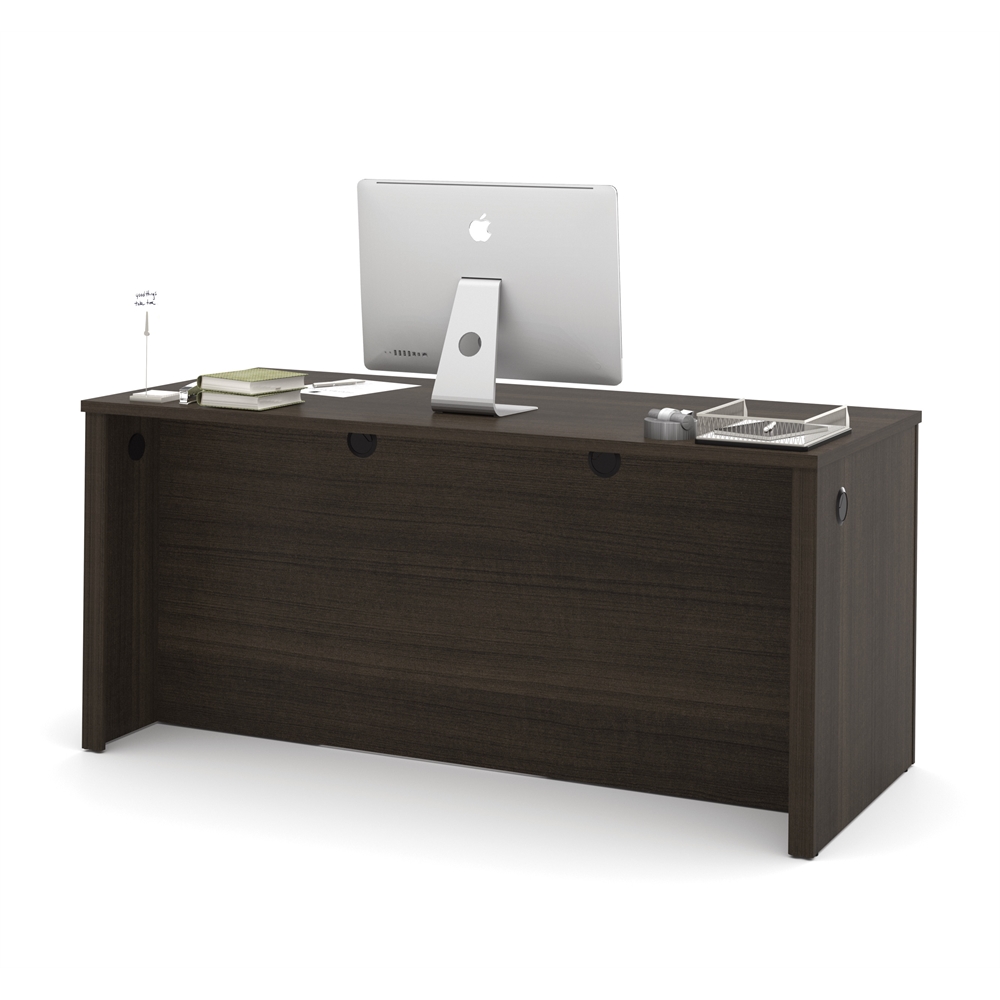 Embassy 66" Executive desk kit in Dark Chocolate. Picture 3