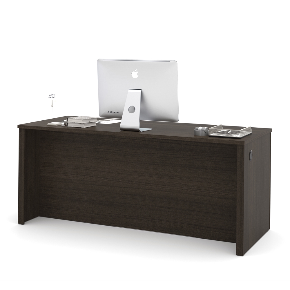 Embassy 71" Executive desk kit in Dark Chocolate. Picture 2