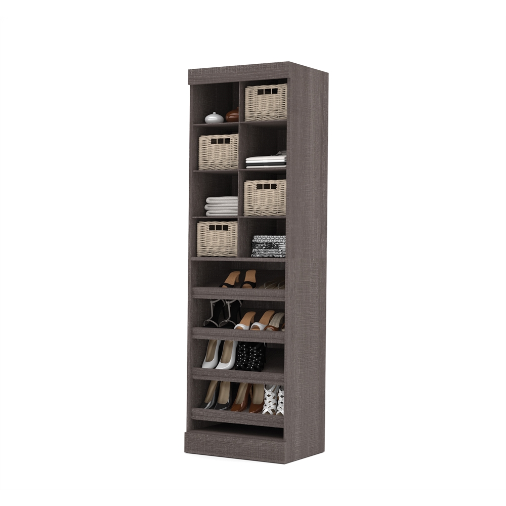 25" Multi-Storage Cubby in Bark Gray. Picture 3