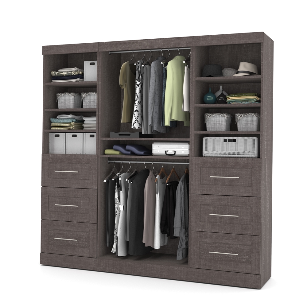 86" Storage kit in Bark Gray. The main picture.
