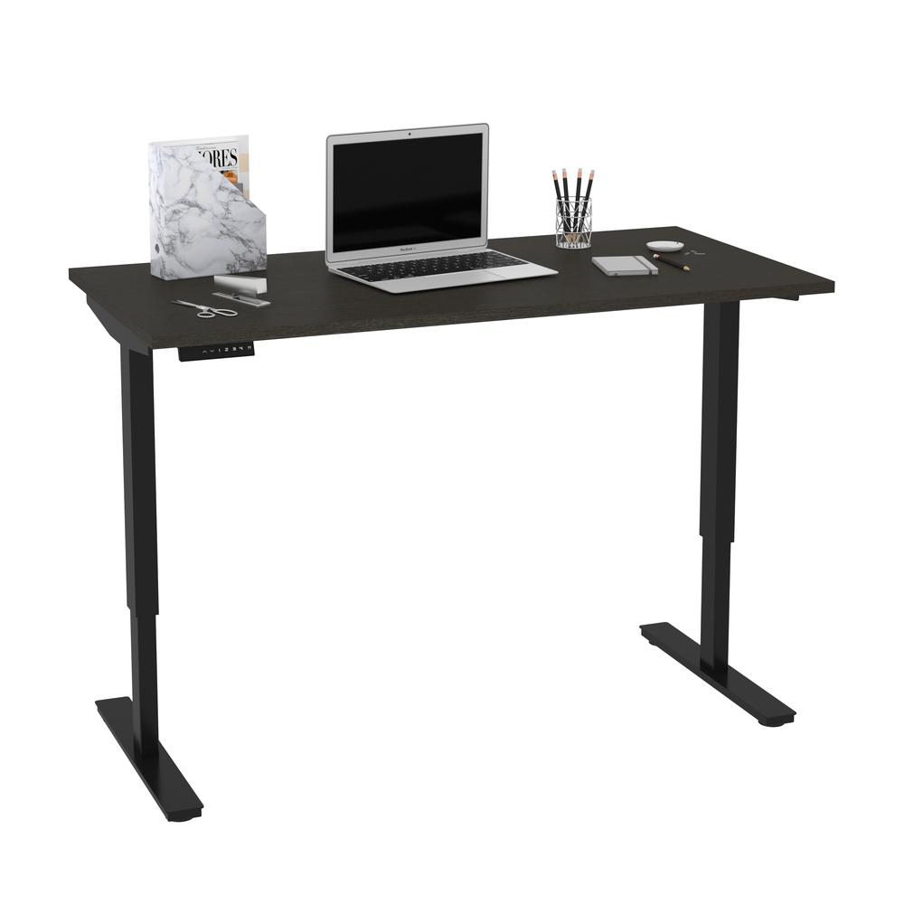 BESTAR Universel 30“ x 60“ Standing desk  in deep grey. Picture 2