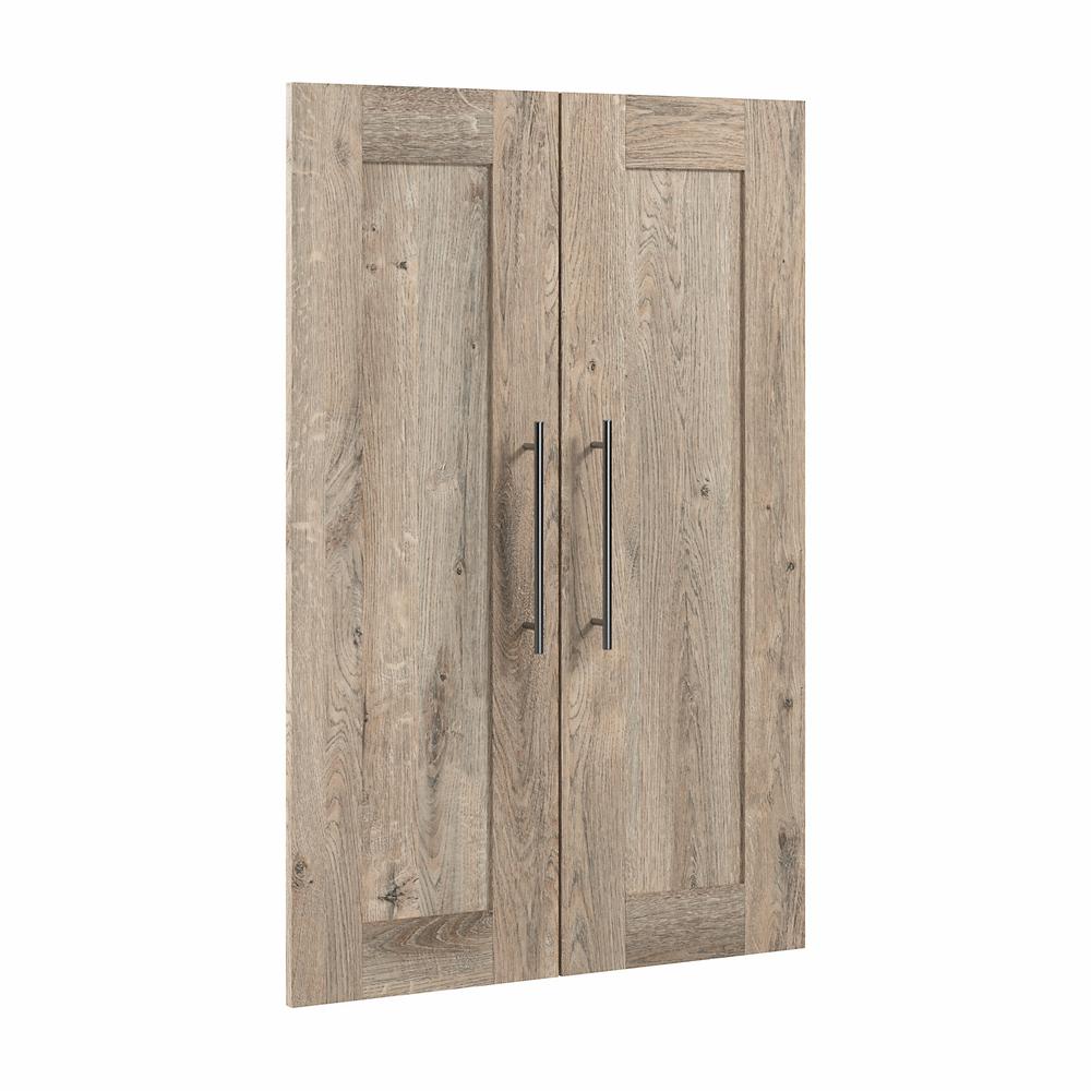 Pur 2 Door Set for Pur 25W Closet Organizer in Rustic Brown. Picture 1
