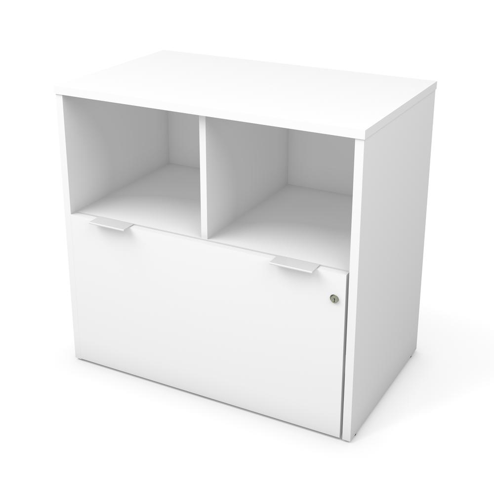 i3 Plus One Drawer Lateral File in White. Picture 1