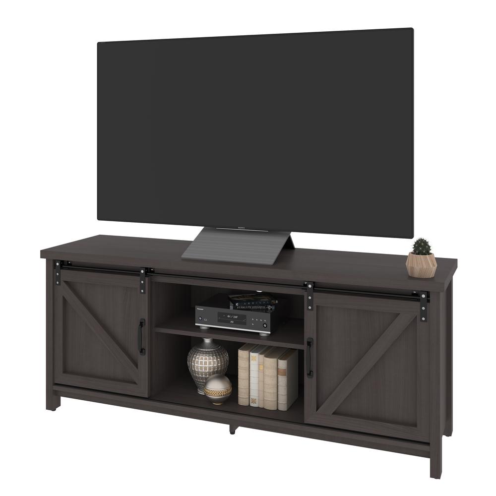 Bestar Isida 58W TV Stand in storm gray. Picture 2