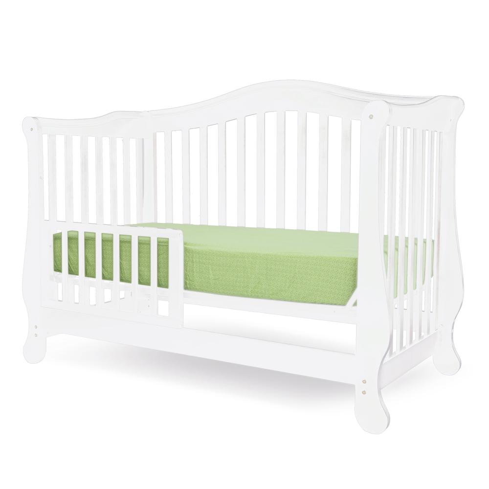The Brentwood 4 in 1 Convertible Full Sized Wood Crib, White. Picture 2