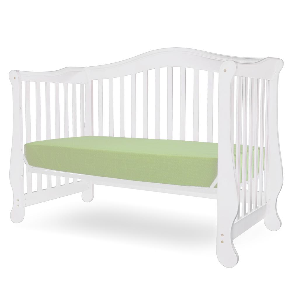 The Brentwood 4 in 1 Convertible Full Sized Wood Crib, White. Picture 3