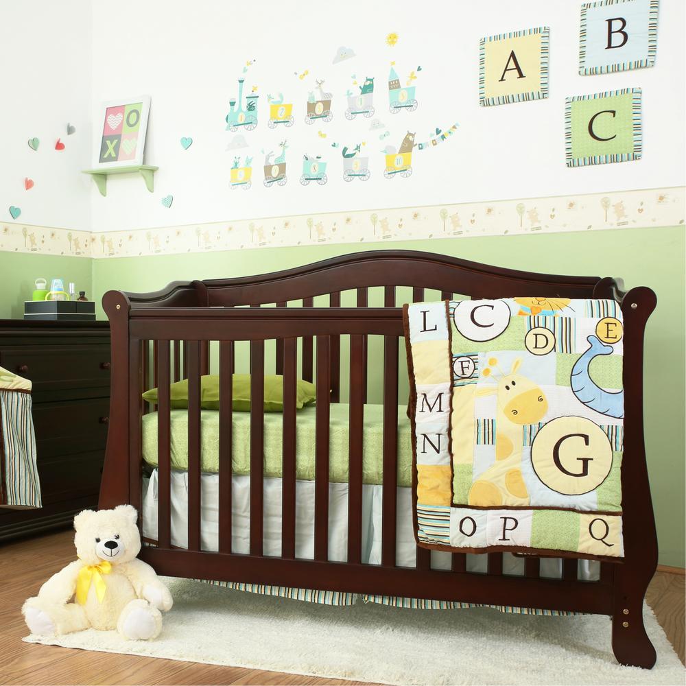 The Brentwood 4 in 1 Convertible Full Sized Wood Crib, Cherry. Picture 2