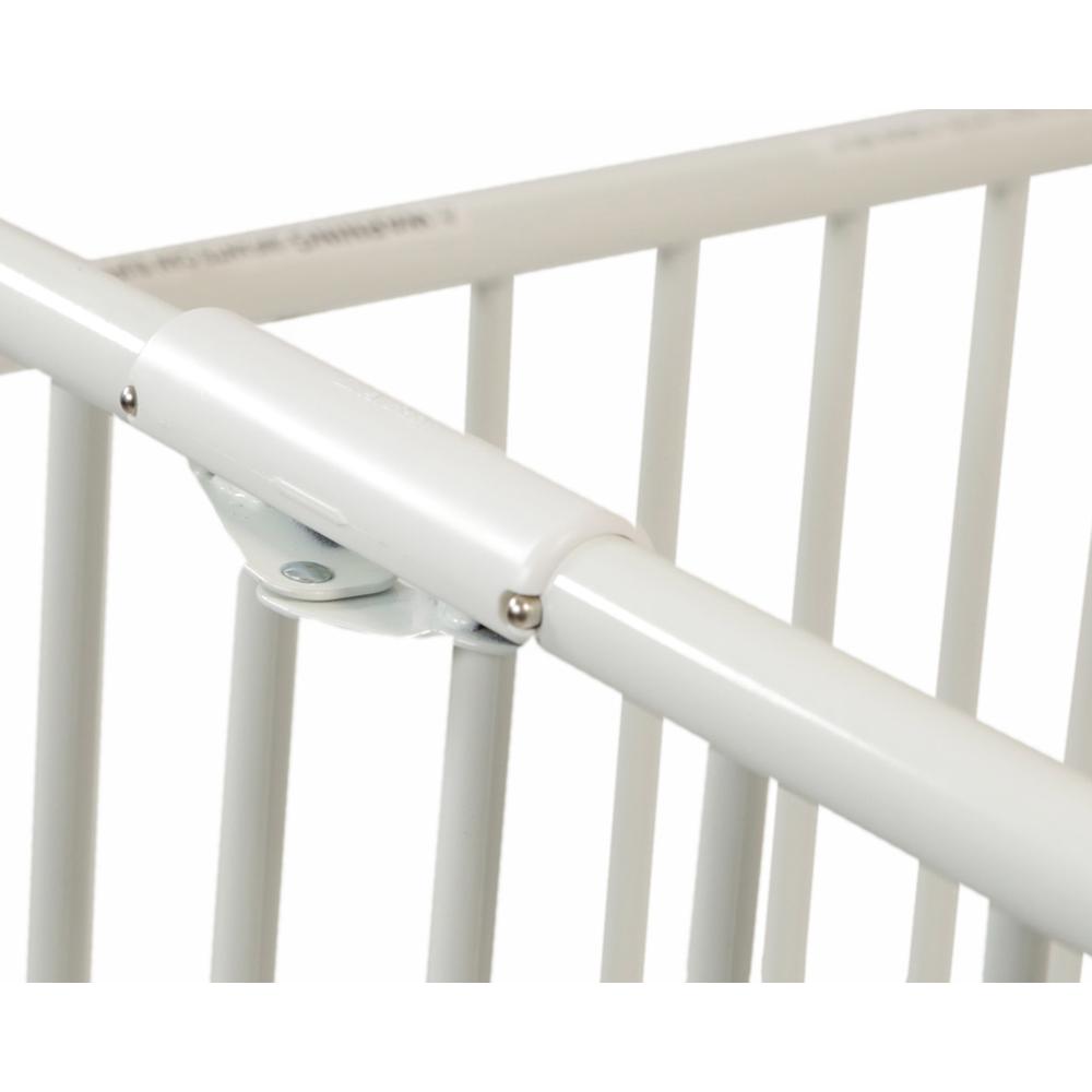 Deluxe Holiday Crib, White. Picture 8