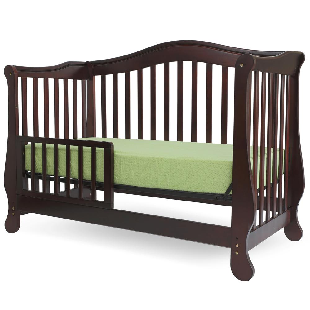 The Brentwood 4 in 1 Convertible Full Sized Wood Crib, Cherry. Picture 3