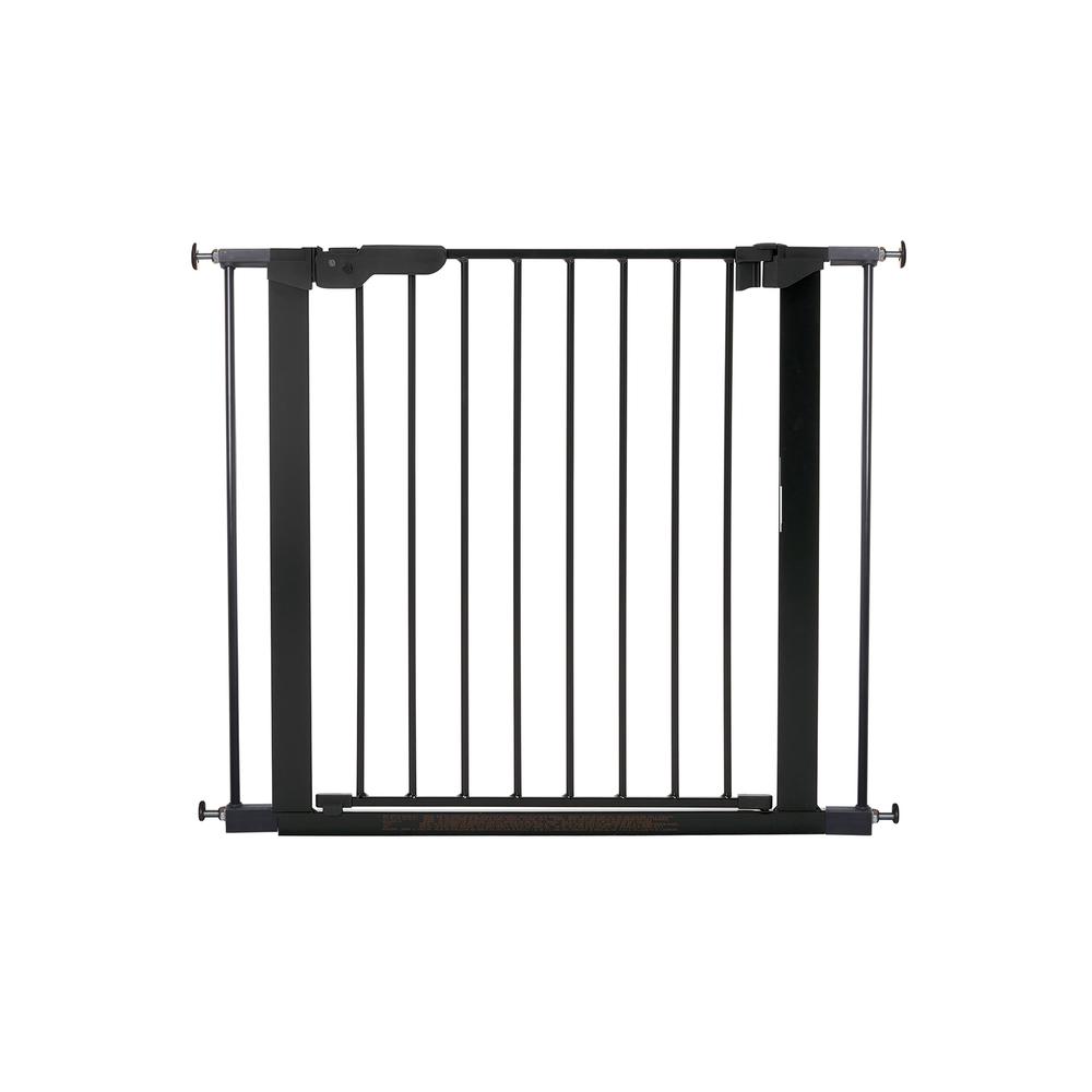 Premier Pressure Mount Safety Gate with 2 Extensions 28.9" - 36.7", Black. Picture 4