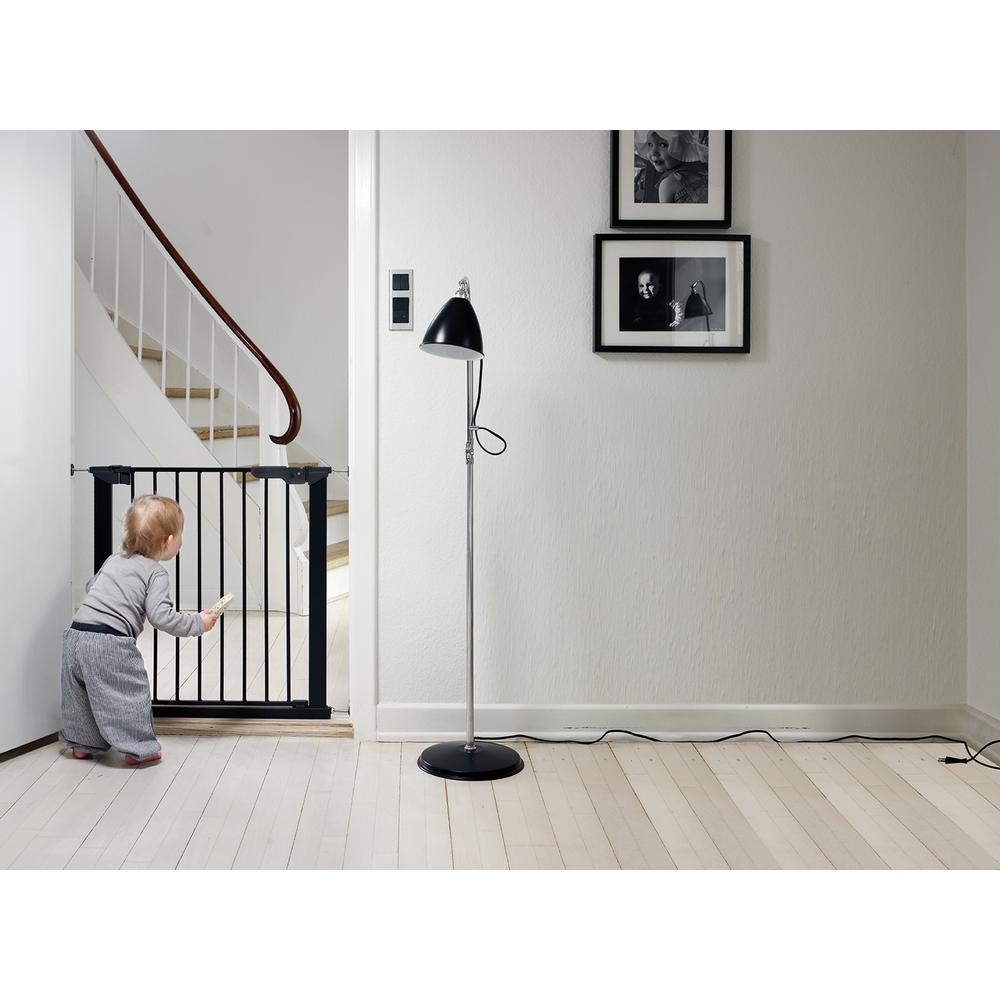 Premier Pressure Mount Safety Gate with 2 Extensions 28.9" - 36.7", Black. Picture 3