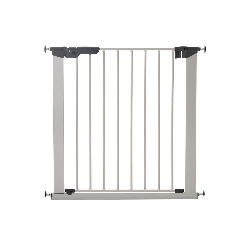 Premier Pressure Mount Safety Gate with 2 Extensions 28.9" - 36.7", Silver. Picture 3