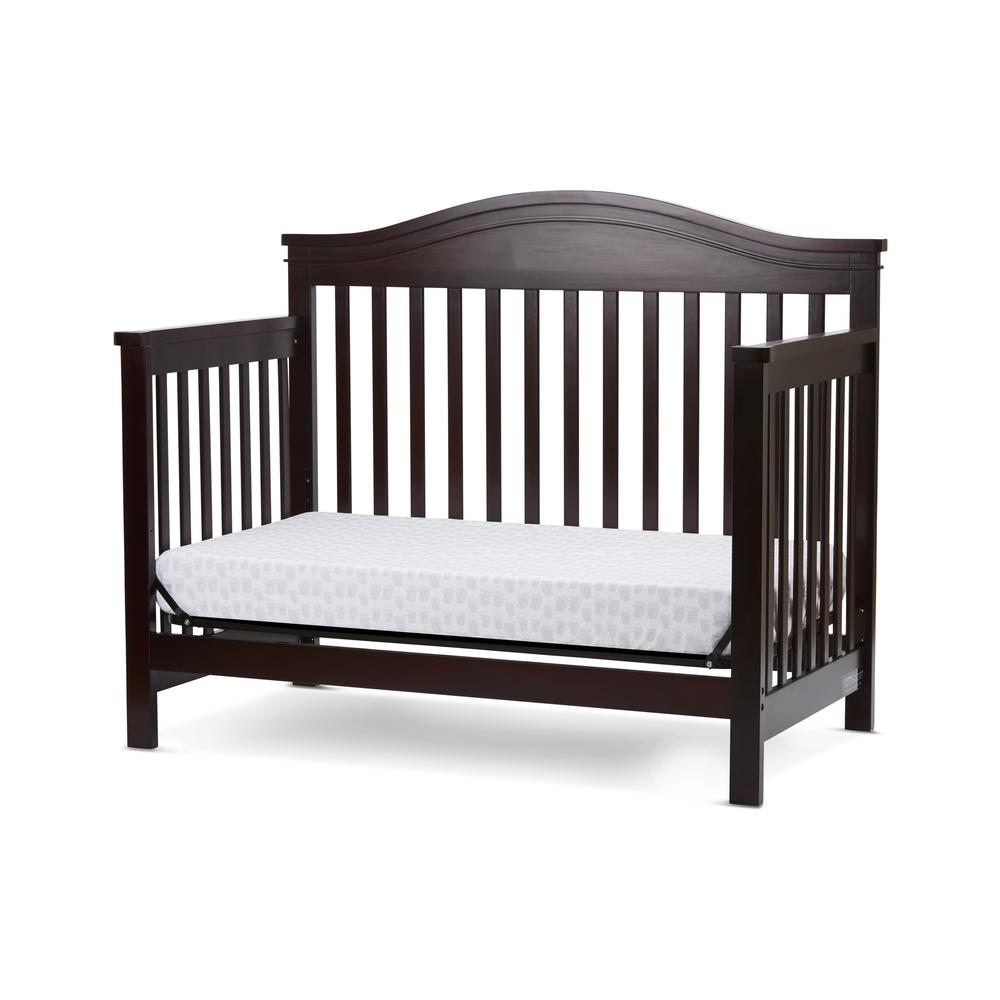 Solano Beach 4 in 1 Convertible Full Sized Wood Crib, Cherry. Picture 3