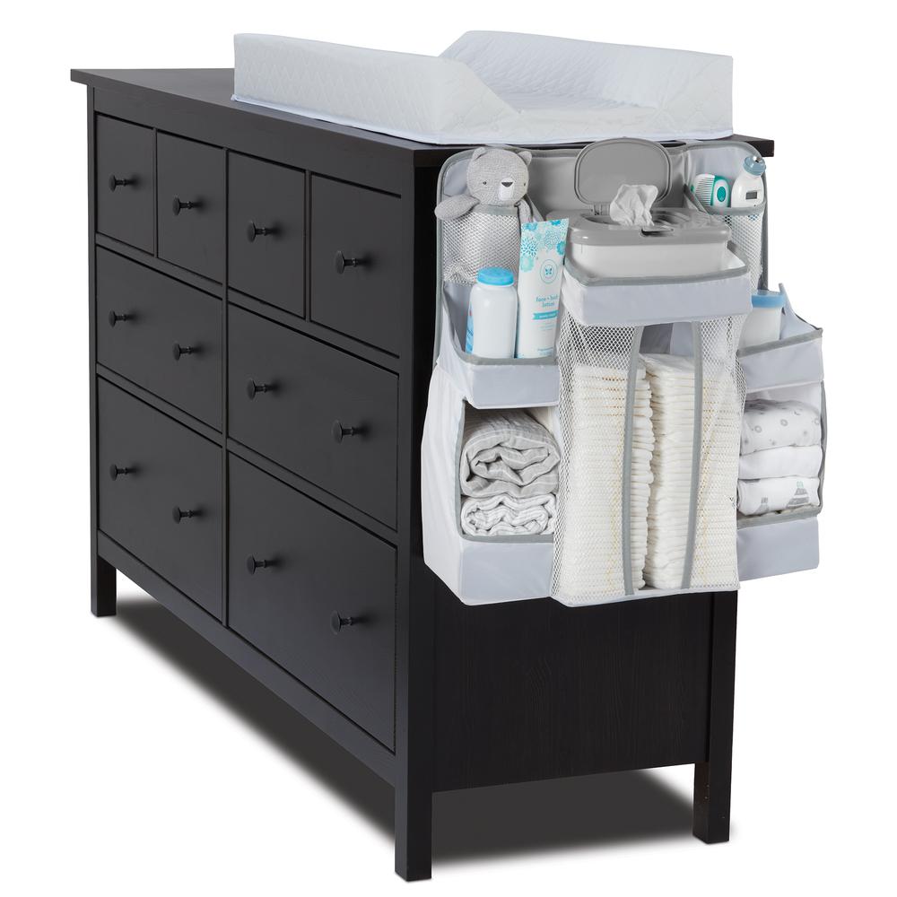 Diaper Caddy and Nursery Organizer for Baby's Essentials - White. Picture 2