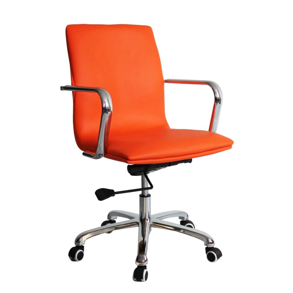 Confreto Conference Office Chair Mid Back, Orange