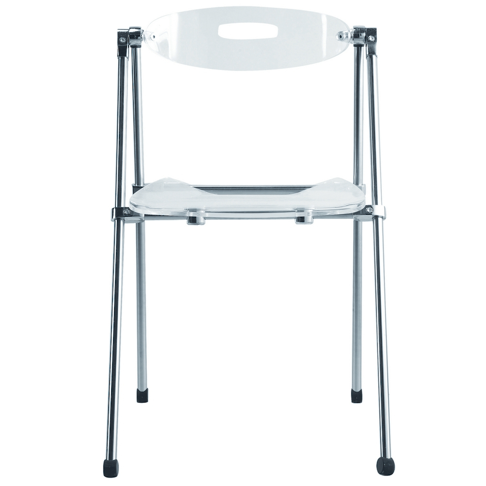 Acrylic Folding Chair, Clear