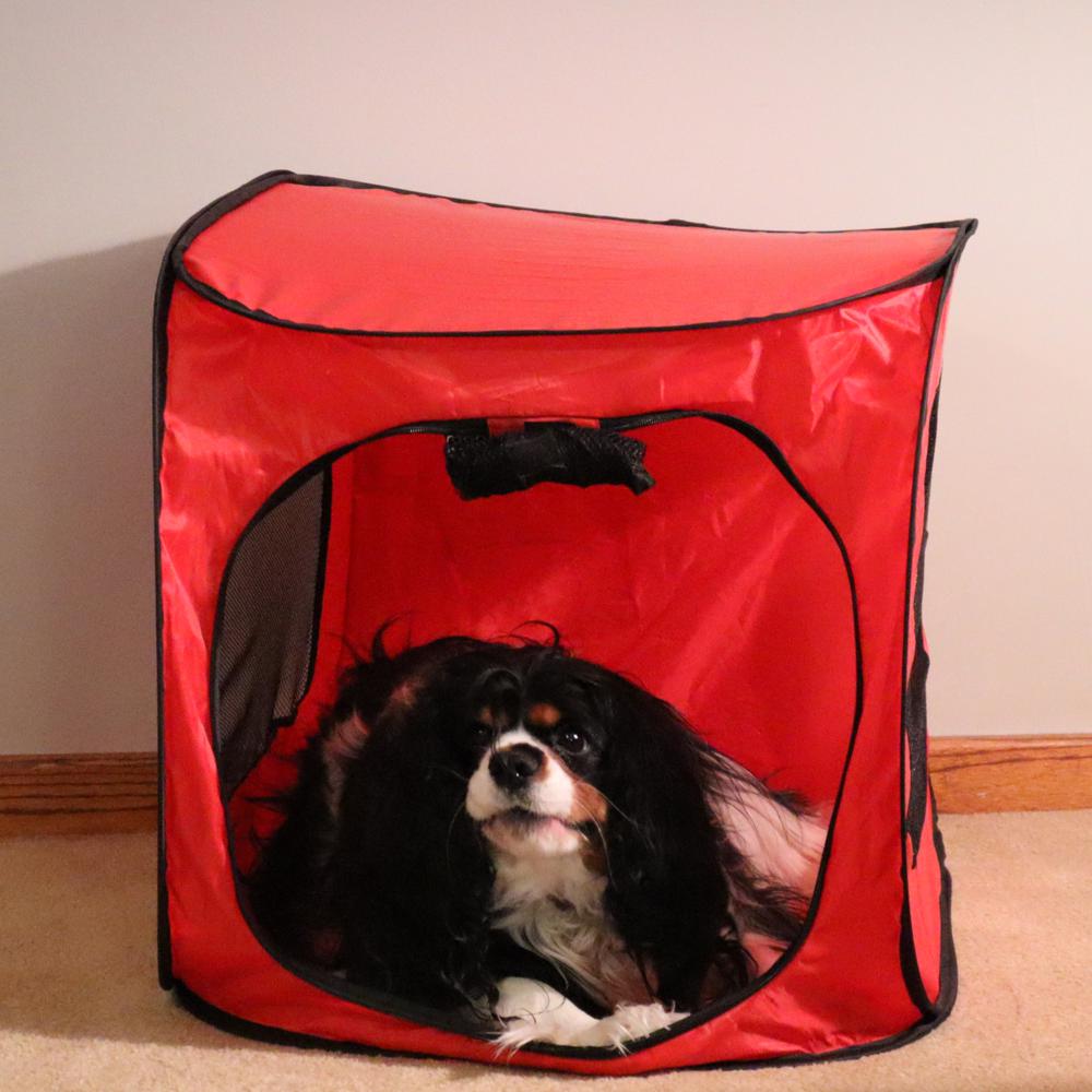 Portable Pop Up Dog Crate-Medium. Picture 2