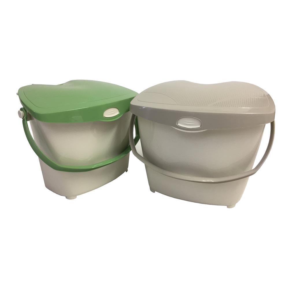 SureClose Kitchen Food Scrap Pail Eco Green Lid