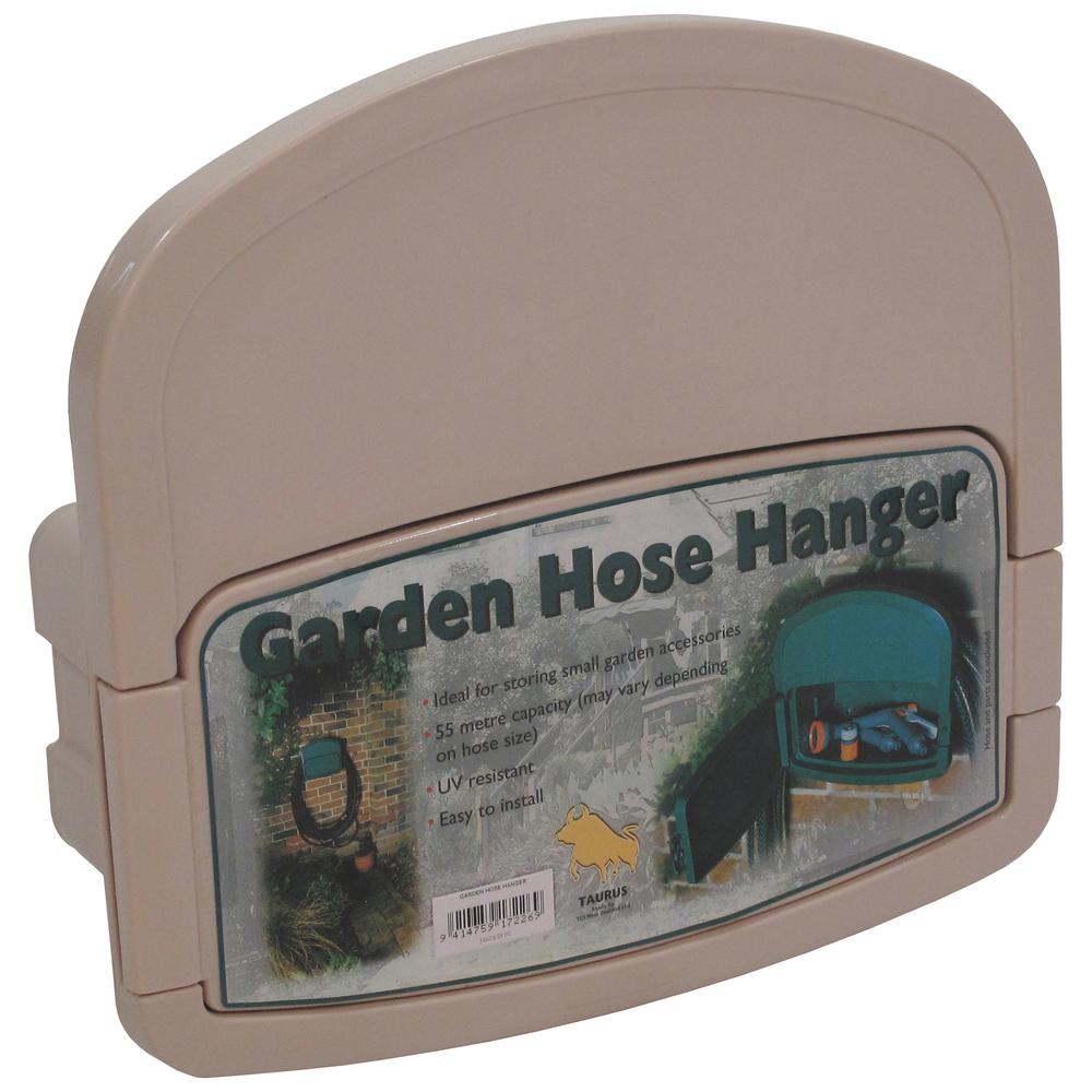 Garden Hose Hanger with Storage Compartment. Picture 2