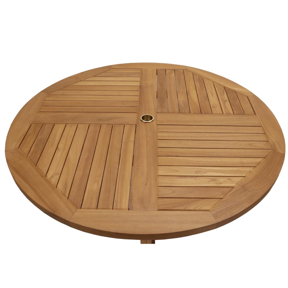 Genuine Teak Round Table, 48 Inch. The main picture.