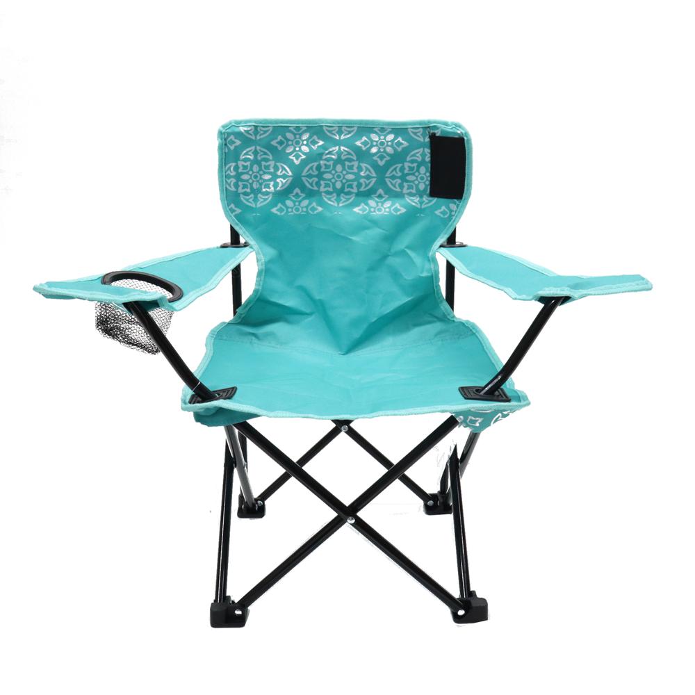 Beach Baby® ALL-SEASON Umbrella Chair, Matching Carry Bag, Medalion Teal. Picture 2