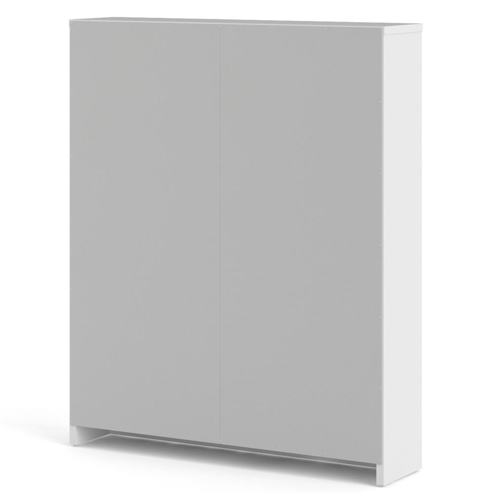 Bright 2 Drawer Shoe Cabinet, White. Picture 9
