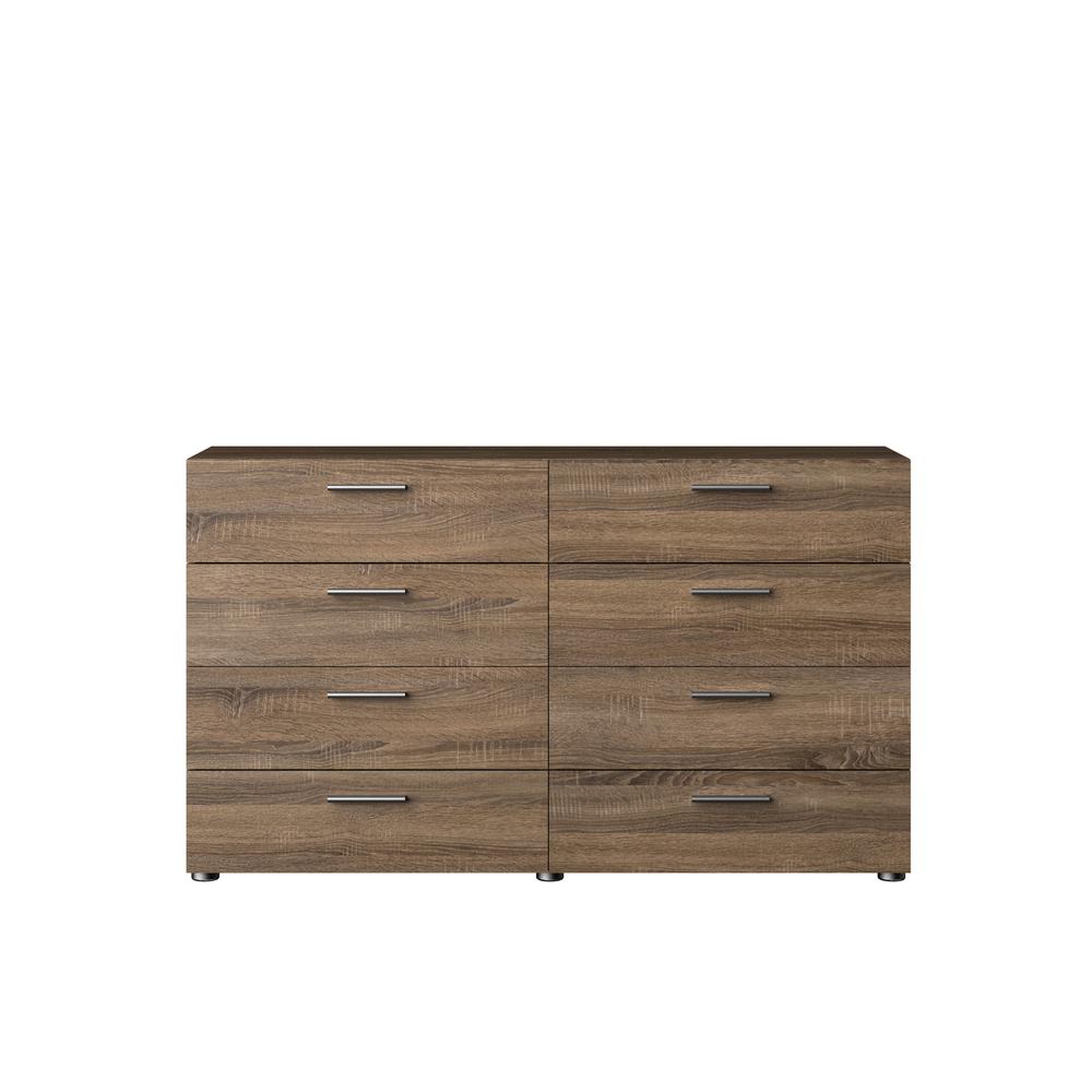 Austin 8 Drawer Double Dresser, Truffle. Picture 1