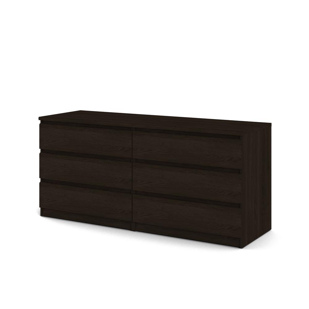 Scottsdale 6 Drawer Double Dresser, Coffee. Picture 6
