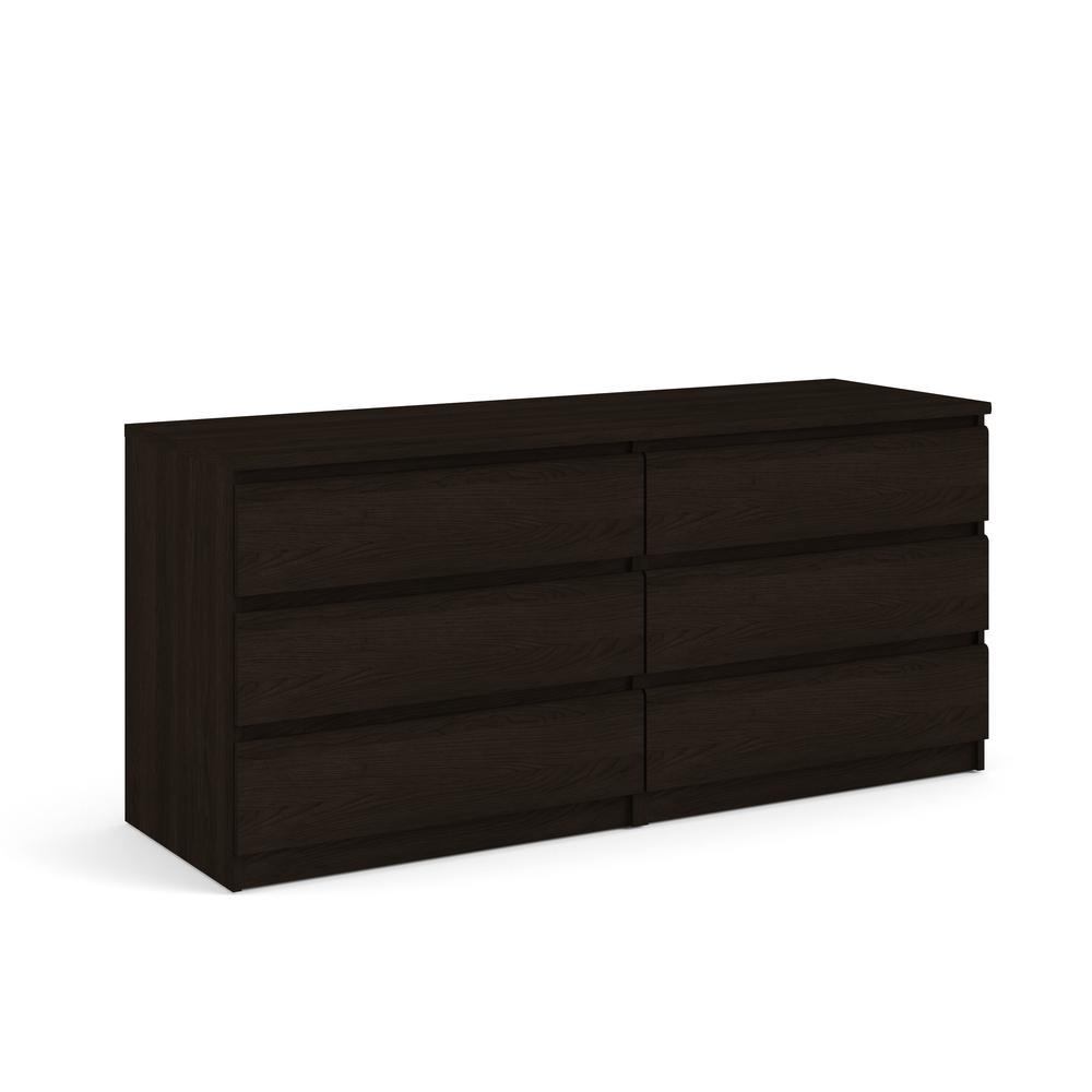 Scottsdale 6 Drawer Double Dresser, Coffee. Picture 1