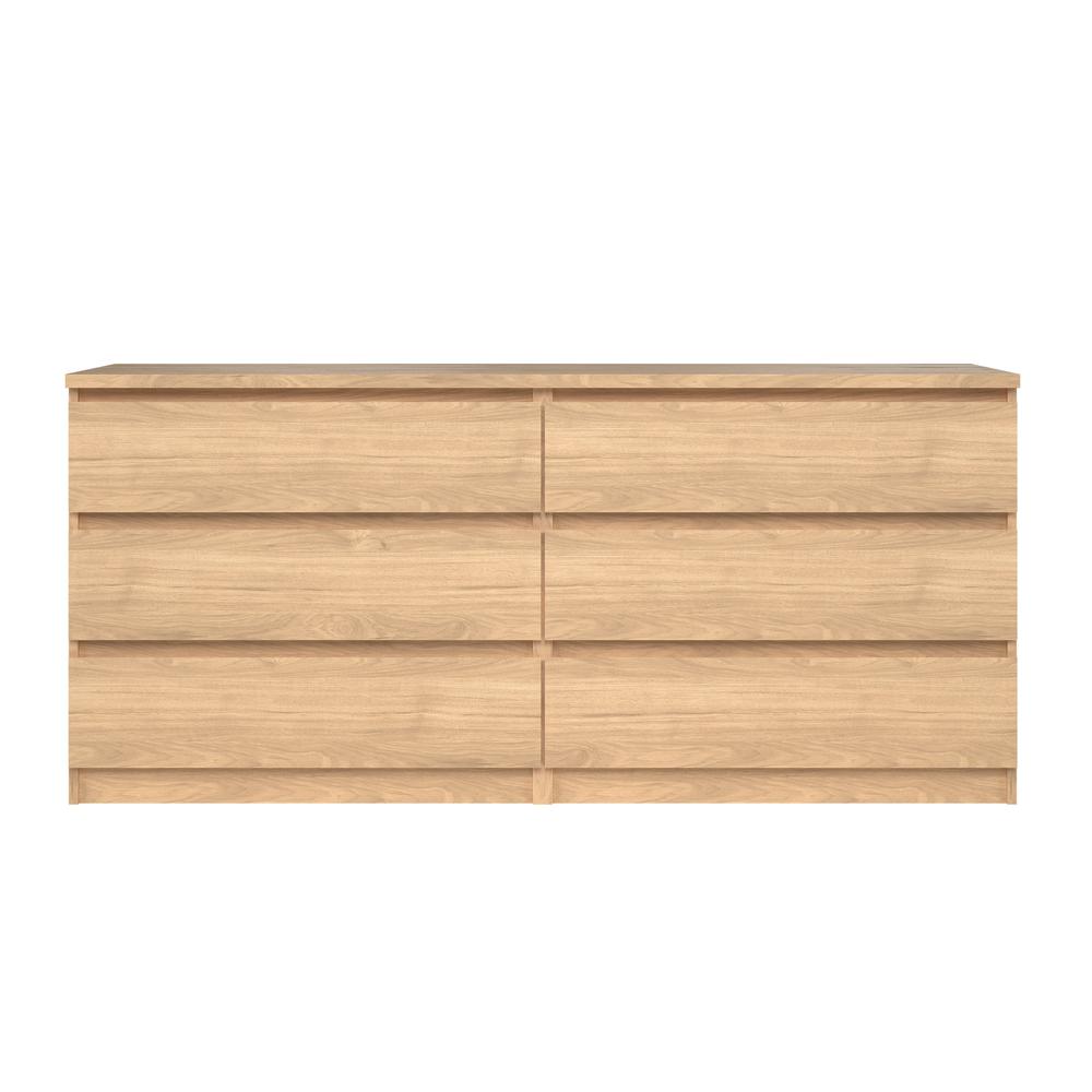 Scottsdale 6 Drawer Double Dresser, Jackson Hickory. Picture 3
