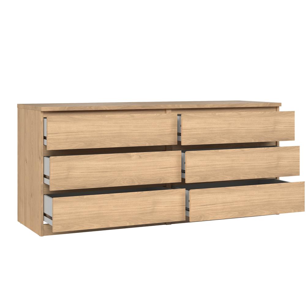 Scottsdale 6 Drawer Double Dresser, Jackson Hickory. Picture 2