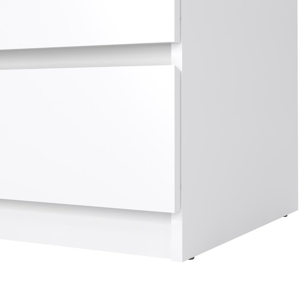 Scottsdale 3 Drawer Chest, White High Gloss. Picture 7