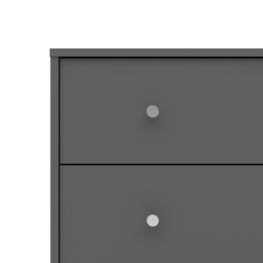 Portland 3 Drawer Chest, Grey. Picture 5