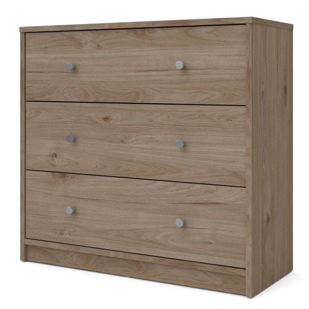 Portland 3 Drawer Chest, Jackson Hickory. Picture 1