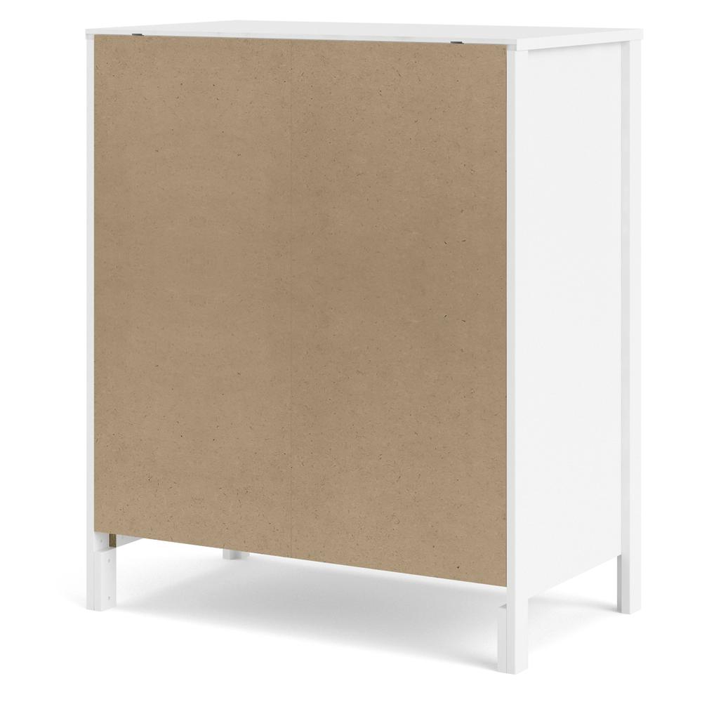 Madrid 5 Drawer Chest , White. Picture 9