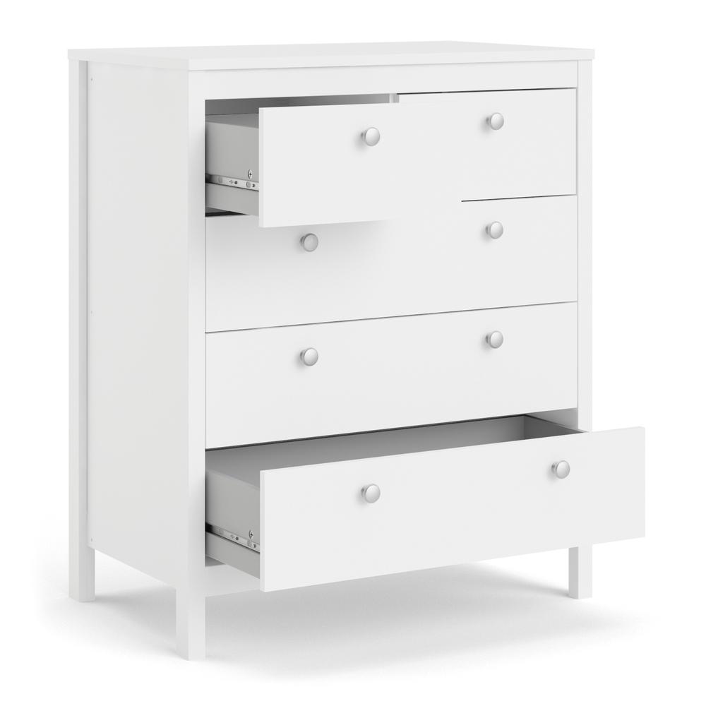 Madrid 5 Drawer Chest , White. Picture 20
