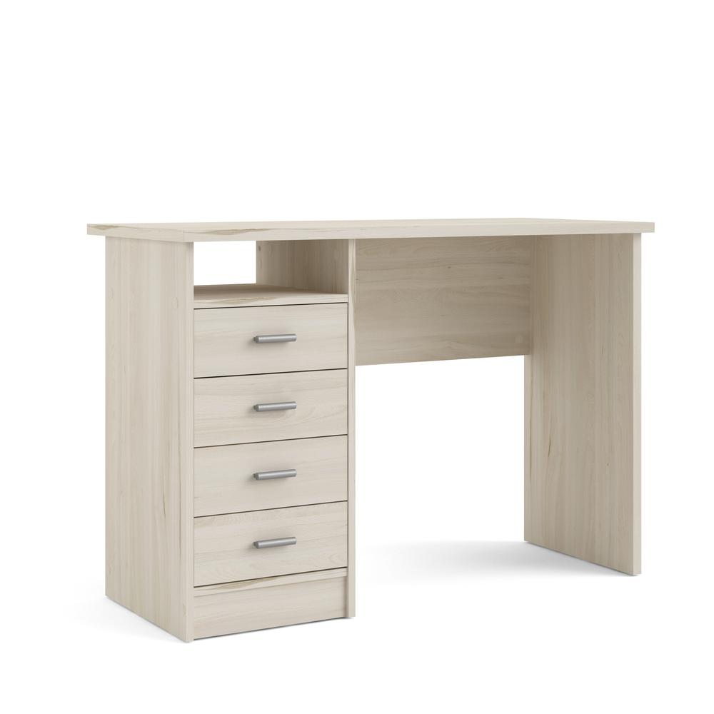 Warner Desk with 4 Drawers, Light Woodgrain. Picture 2