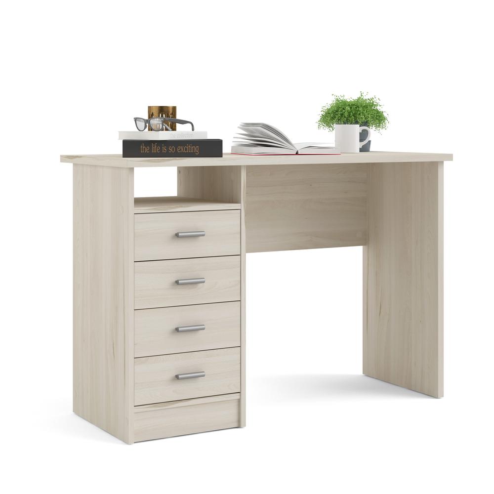 Warner Desk with 4 Drawers, Light Woodgrain. Picture 15