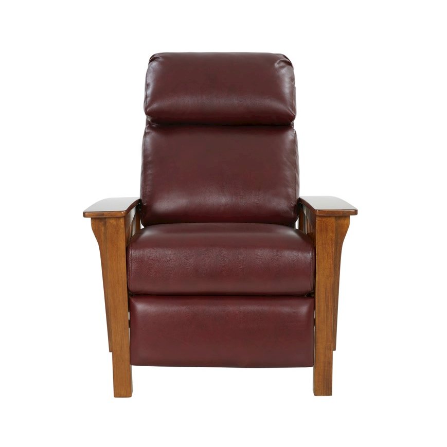 Mission Recliner, Marisol Cabernet / All Leather. Picture 2