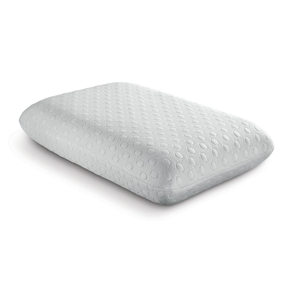 Cooling Cover Memory Foam Pillow Standard, White. Picture 4