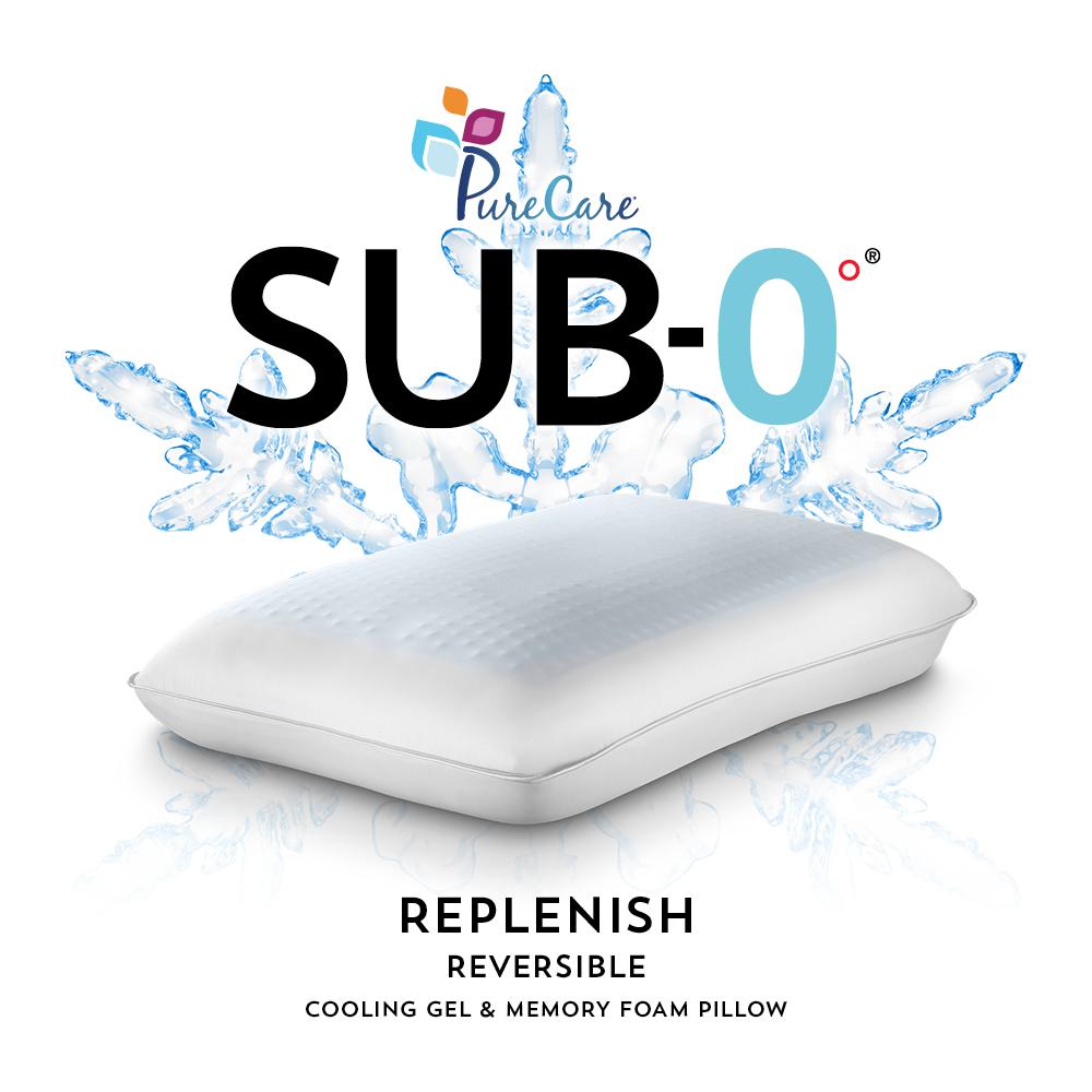 SUB-0° Replenish Pillow Queen, White. Picture 2
