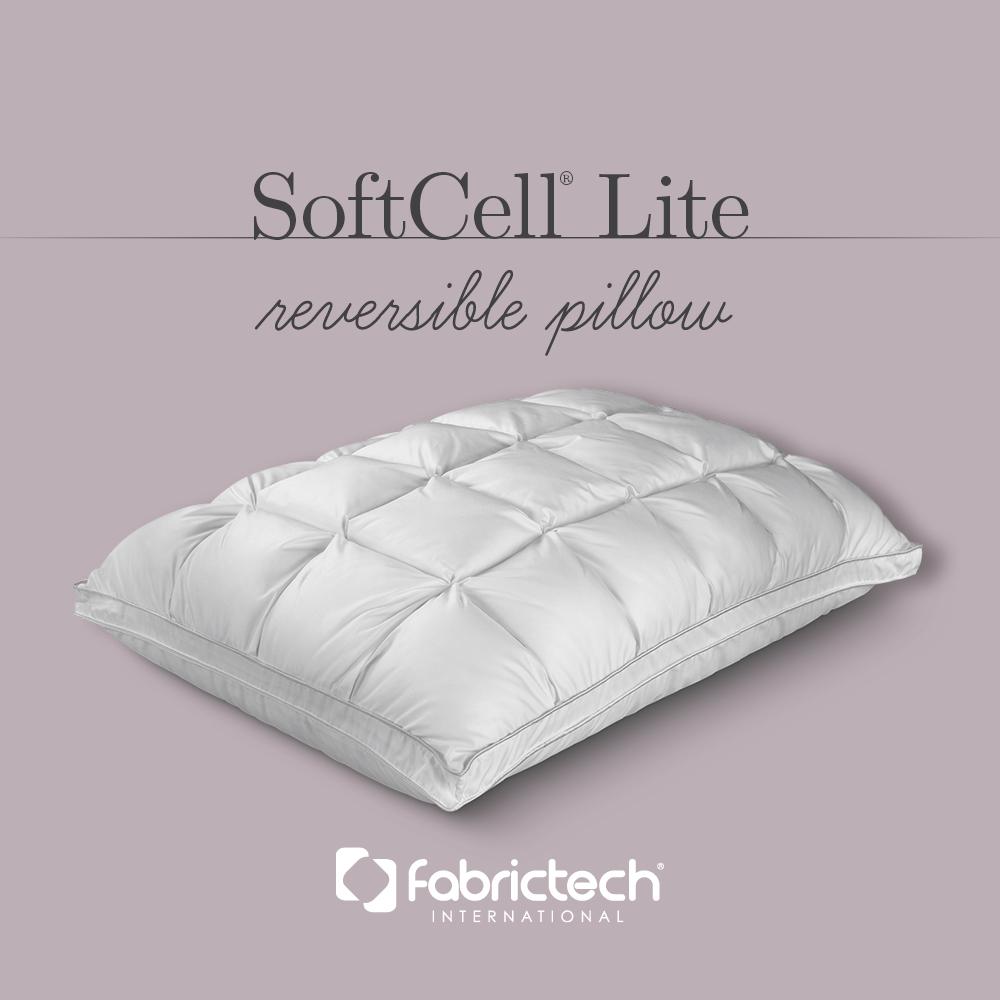 SoftCell® Lite Pillow Queen, White. Picture 2
