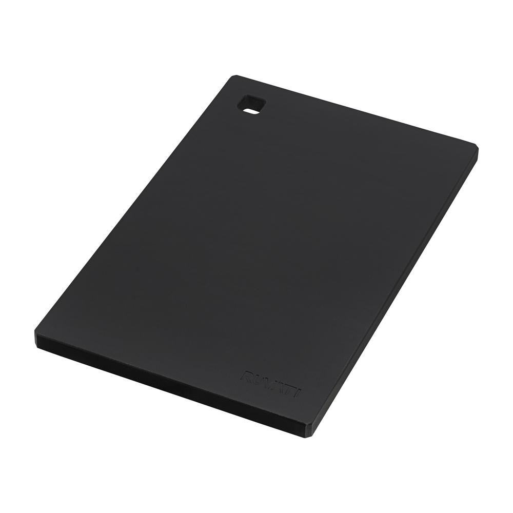 Ruvati 17 x 11 inch Black Resin Thick Cutting Board for Ruvati Workstation Sinks - RVA1217BLK. Picture 5