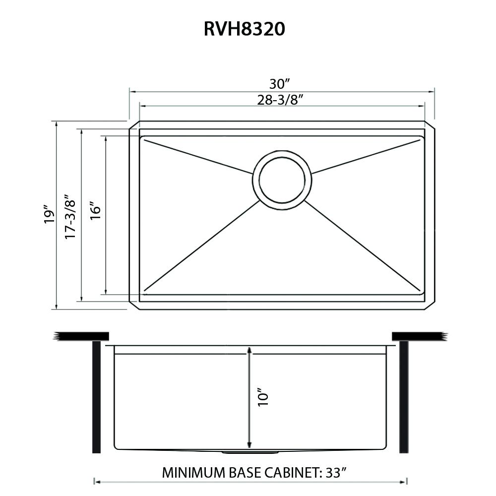 Ruvati 30 " Workstation Undermount Ledge Kitchen Sink with Accessories. Picture 7
